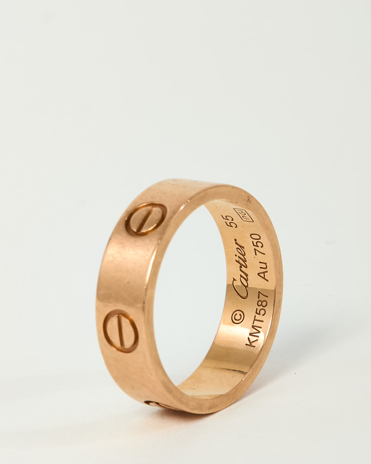 Cartier 18K Rose Gold Classic Model Love Ring - 55