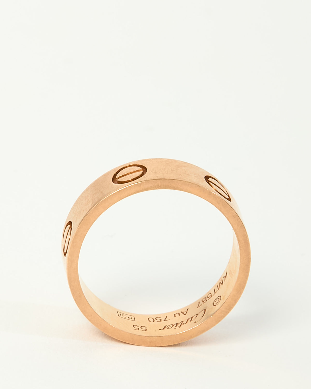Cartier 18K Rose Gold Classic Model Love Ring - 55