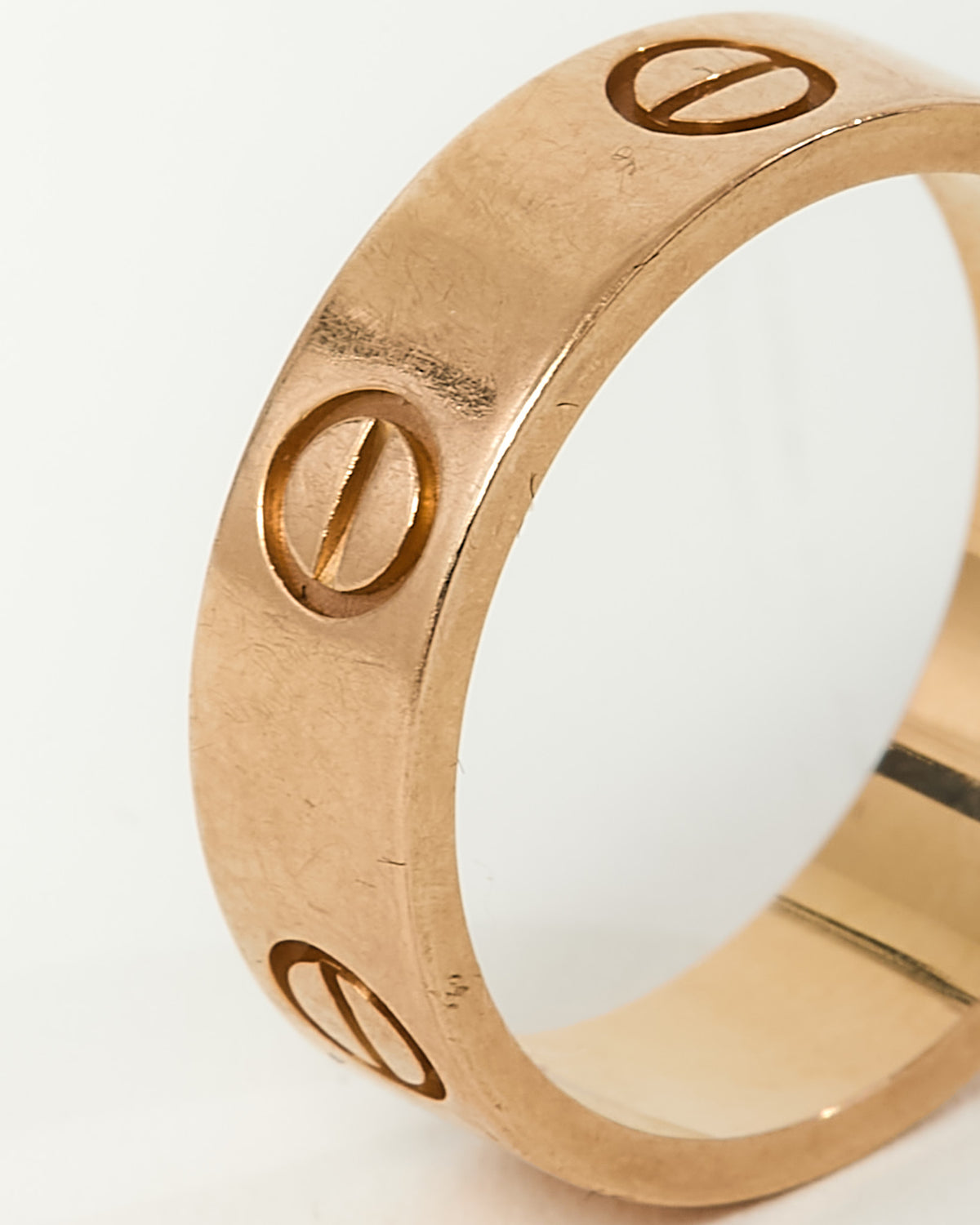 Cartier 18K Rose Gold Classic Model Love Ring - 55