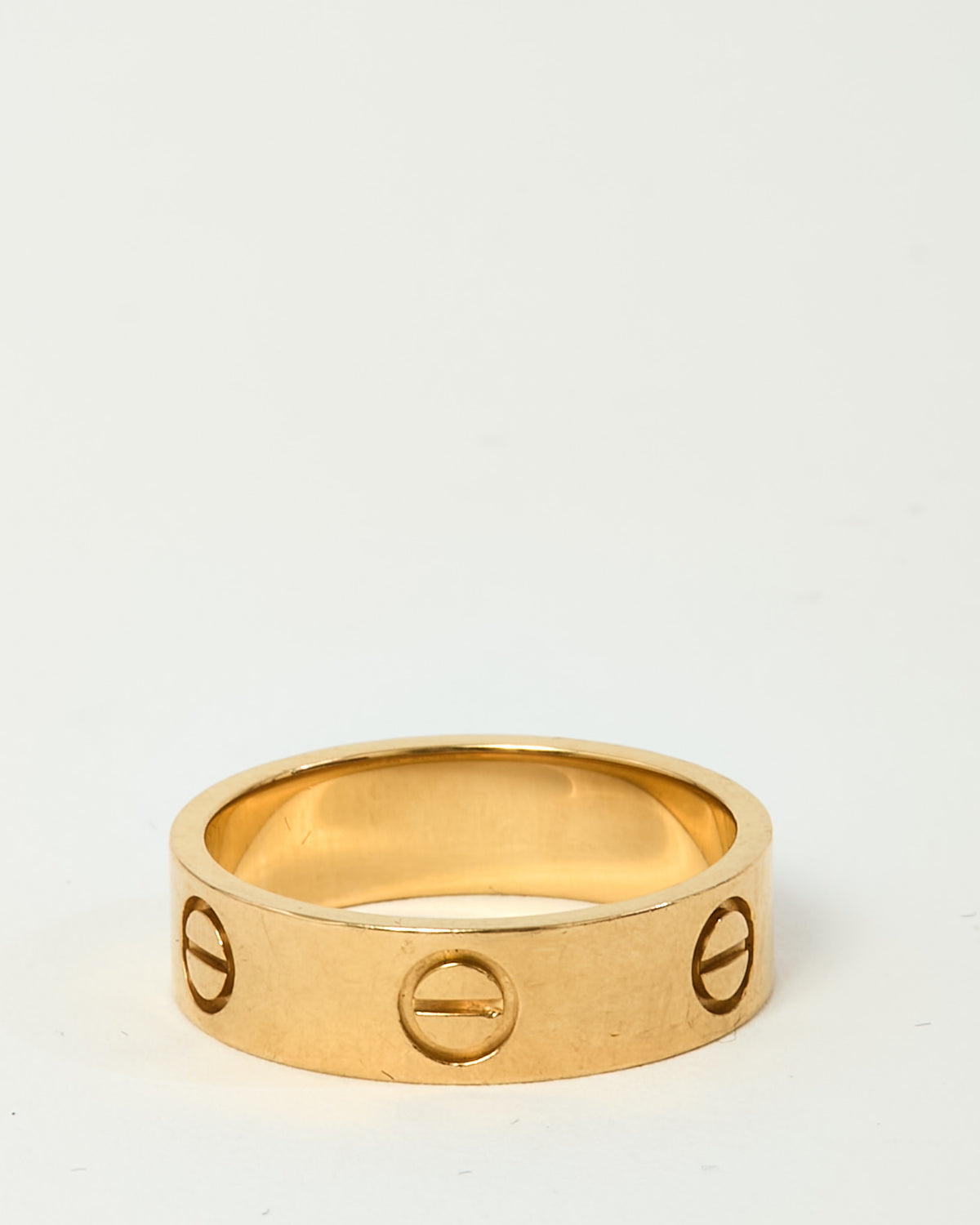 Cartier 18K Yellow Gold Classic Model Love Ring - 55