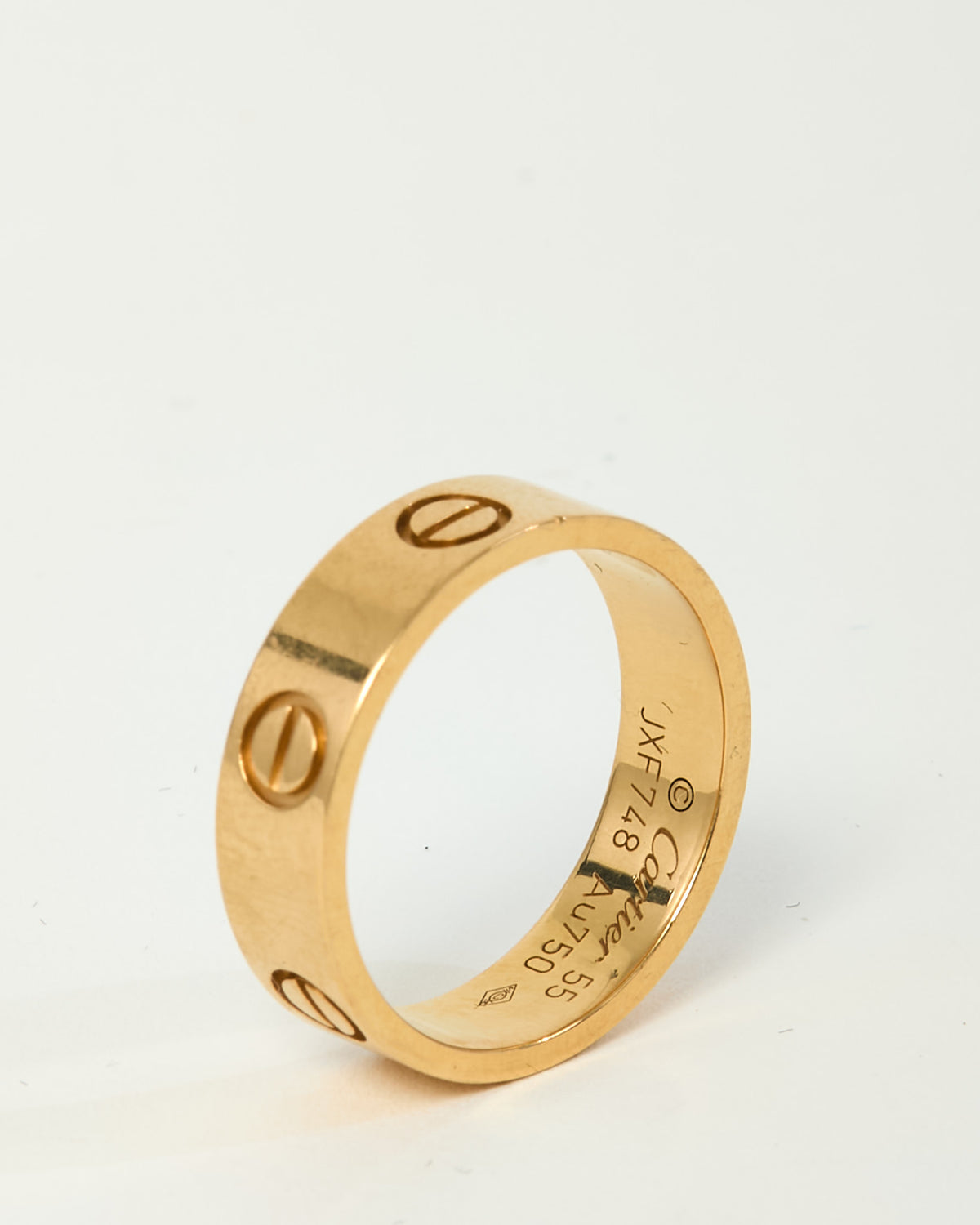 Cartier 18K Yellow Gold Classic Model Love Ring - 55