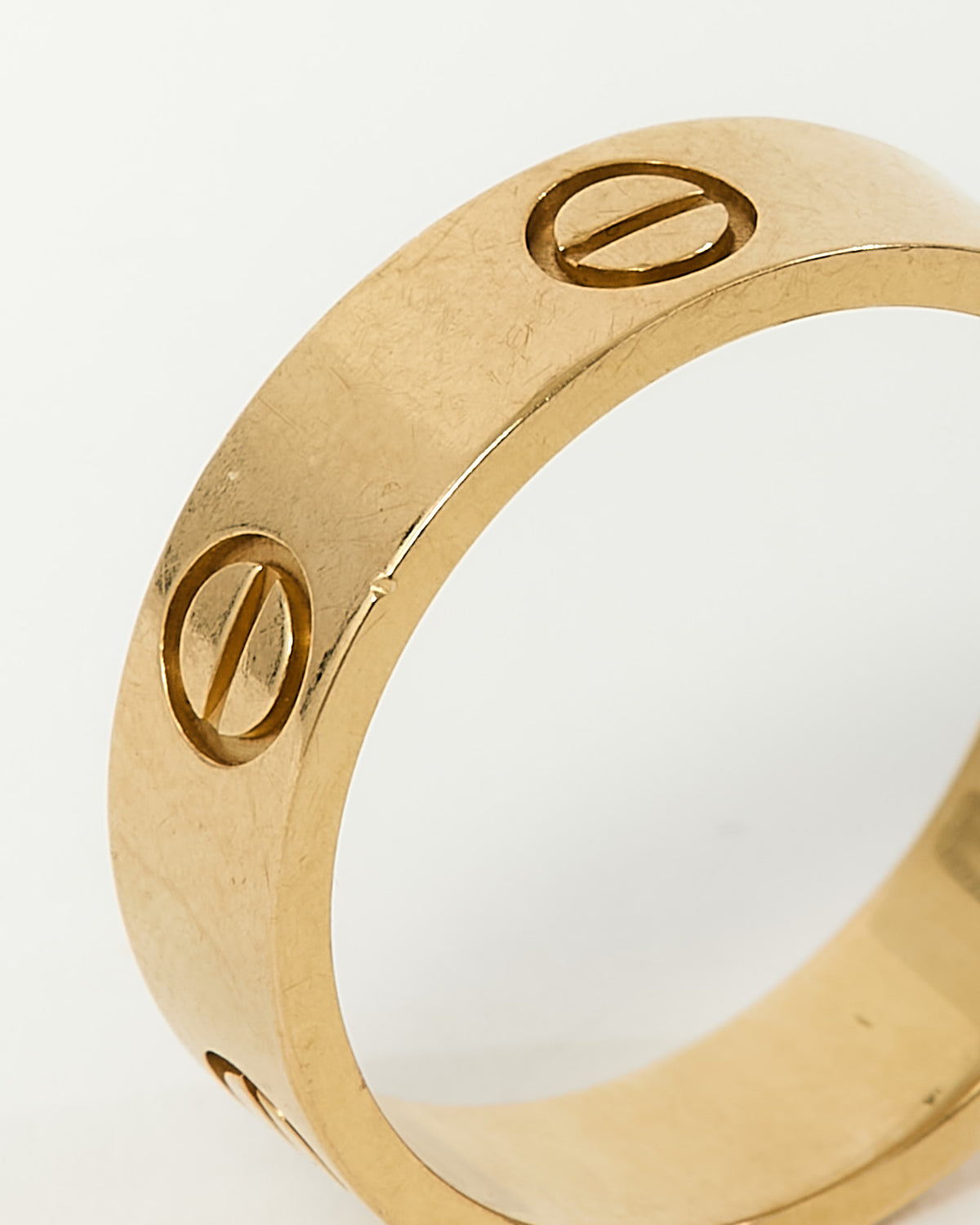 Cartier 18K Yellow Gold Classic Model Love Ring - 55