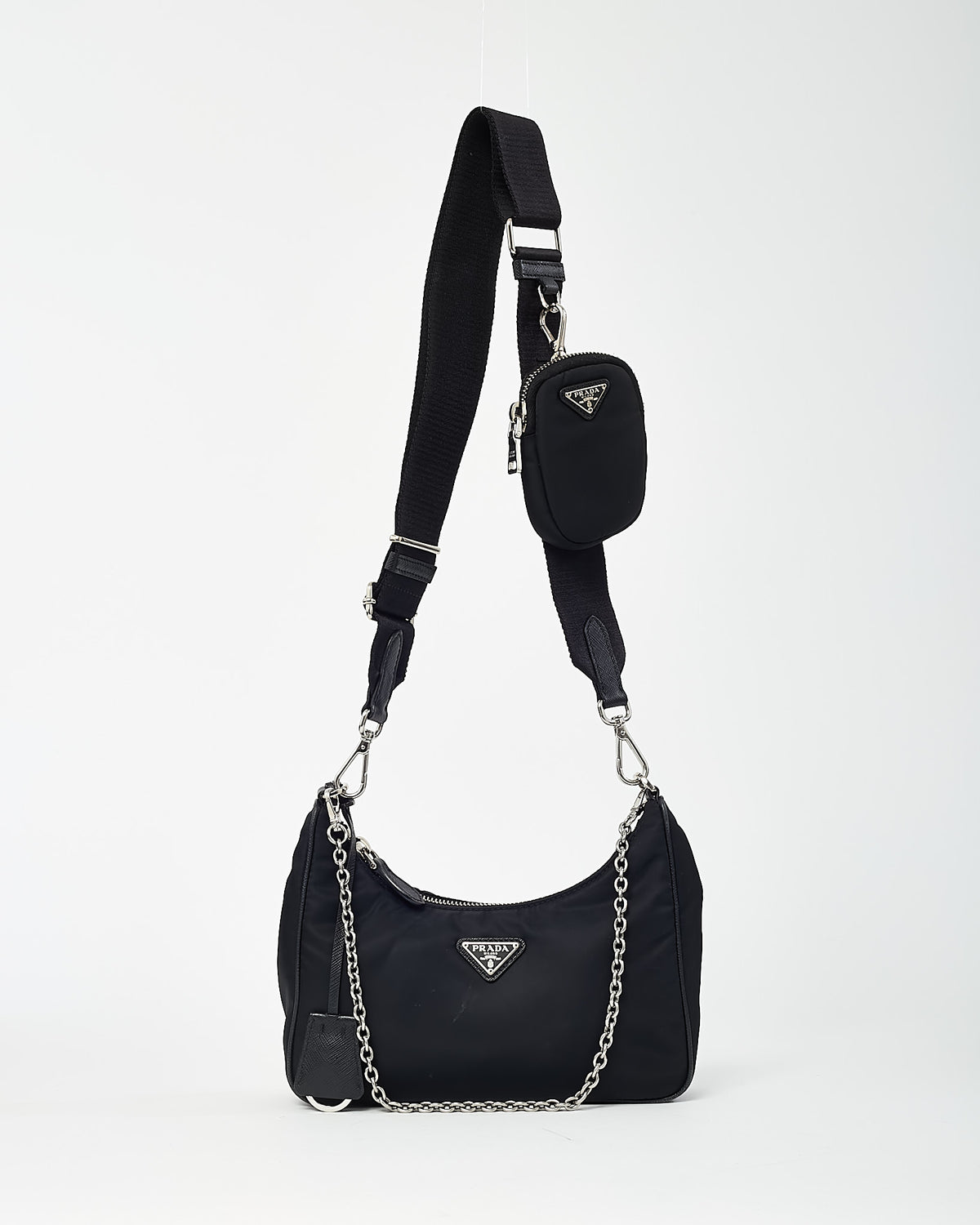 Prada Black Re-Nylon 2005 Re-Edition Crossbody Bag