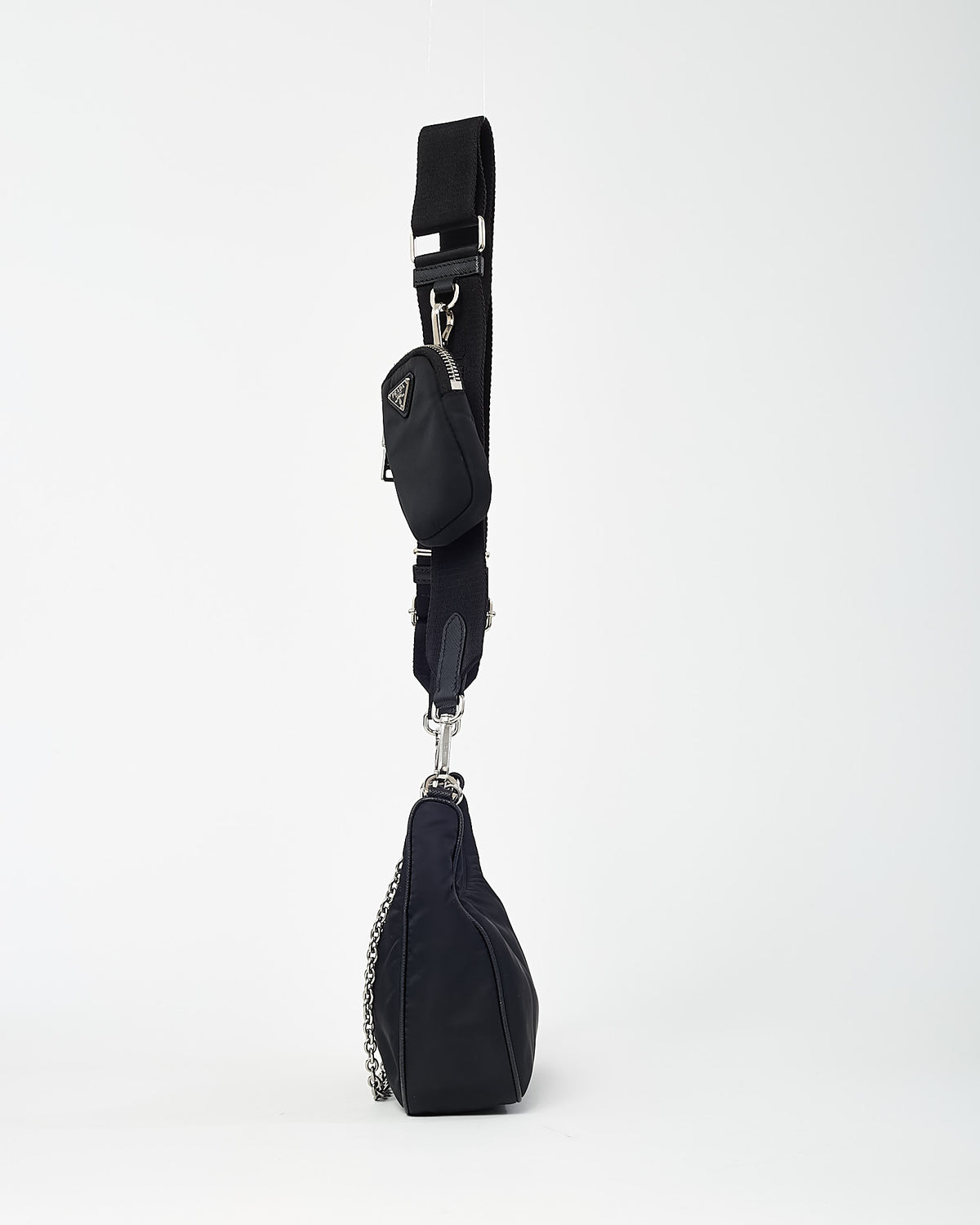 Prada Black Re-Nylon 2005 Re-Edition Crossbody Bag