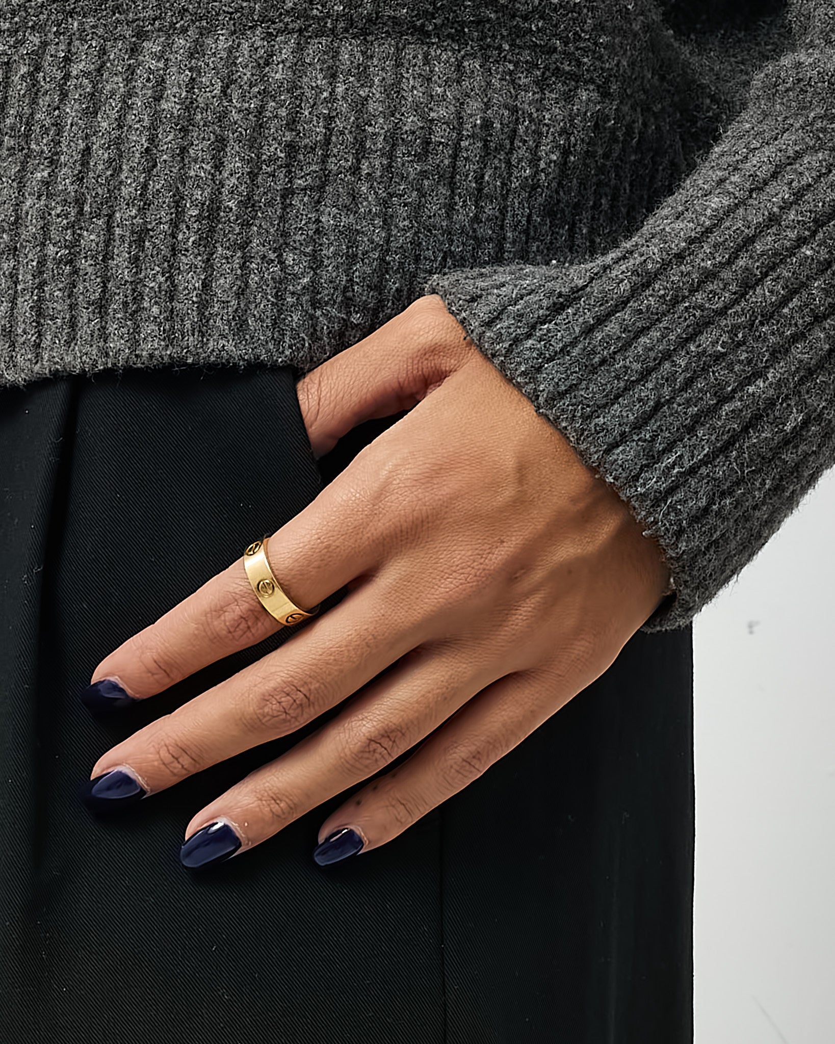 Buy Cartier 18K Yellow Gold Classic Model Love Ring - 55