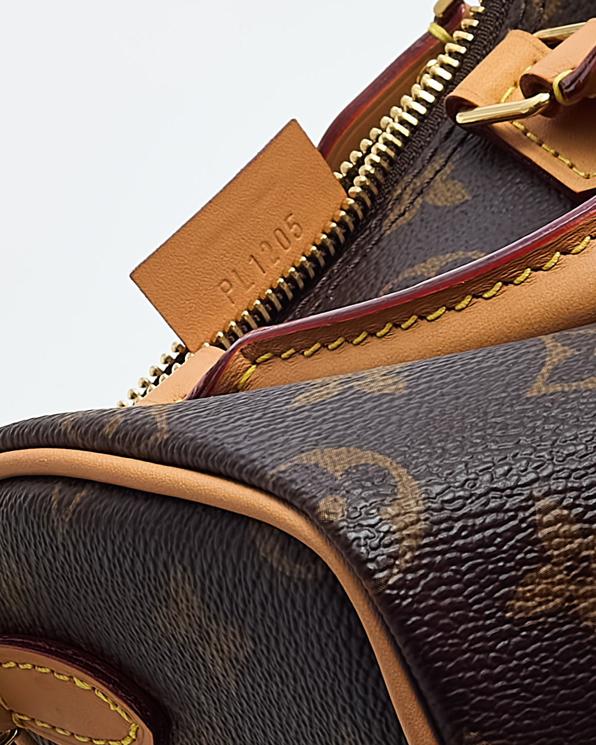 Louis Vuitton Monogram Canvas Speedy Nano Speedy Bandoulière with Initials