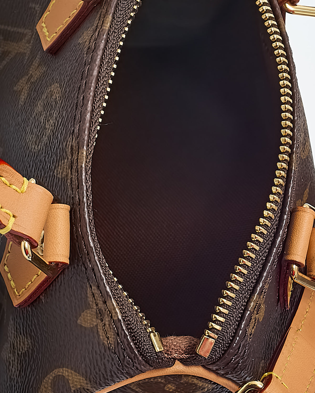 Louis Vuitton Monogram Canvas Speedy Nano Speedy Bandoulière with Initials