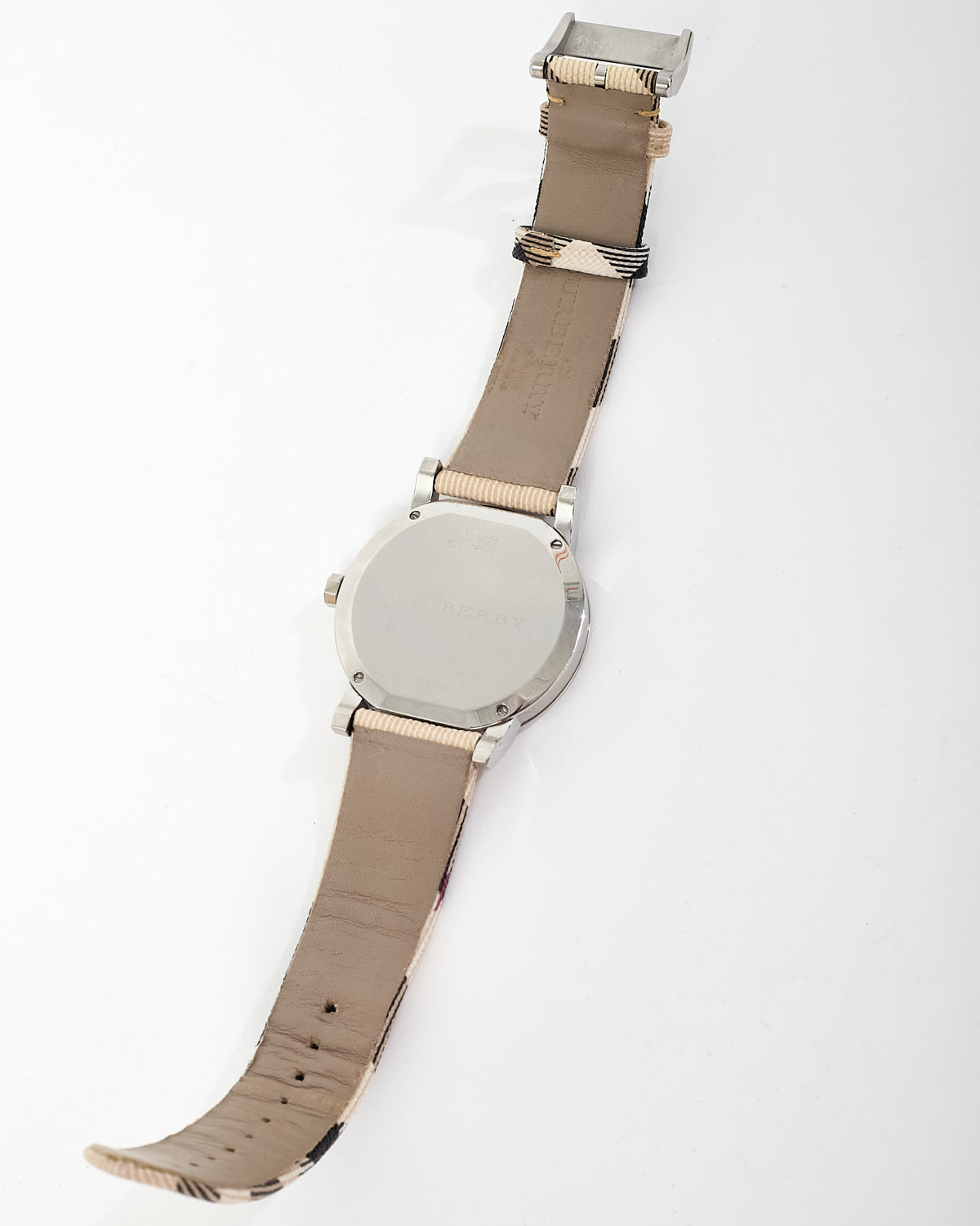 Burberry Stainless Steel and  Nova Check Canvas 38mm BU9022 Watch
