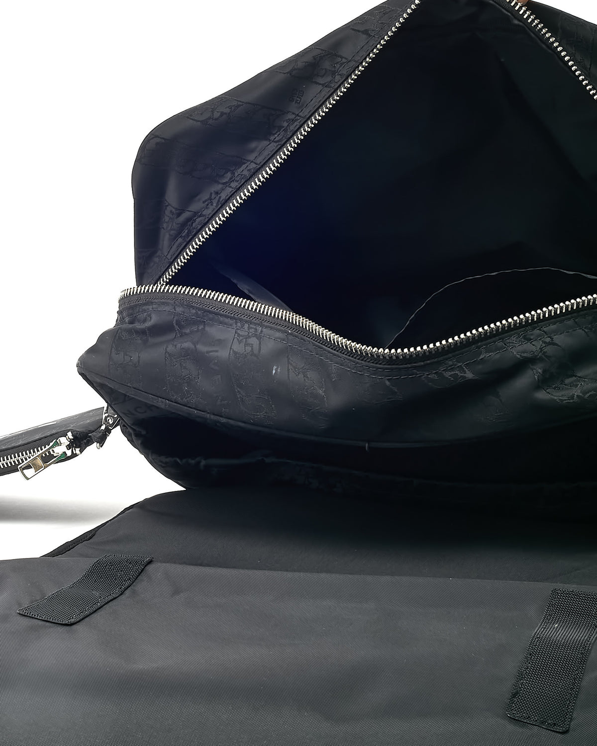 Givenchy Black & White Nylon Logo Diaper Bag