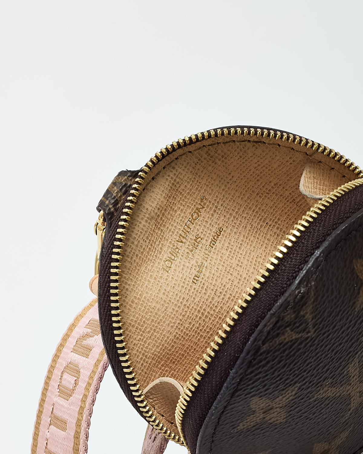 Louis Vuitton Monogram Coated Canvas Pink Multi Pochette Accessoires Crossbody Bag