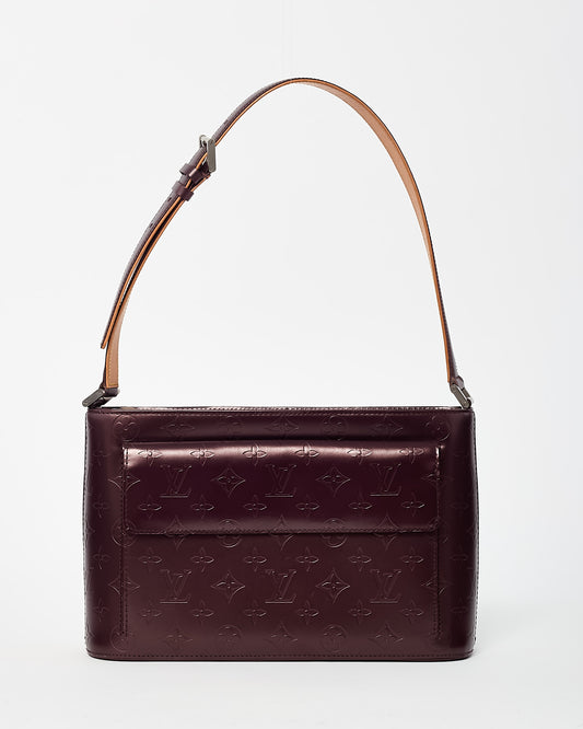 Louis Vuitton Purple Monogram Mat Vernis Leather Allston Shoulder Bag