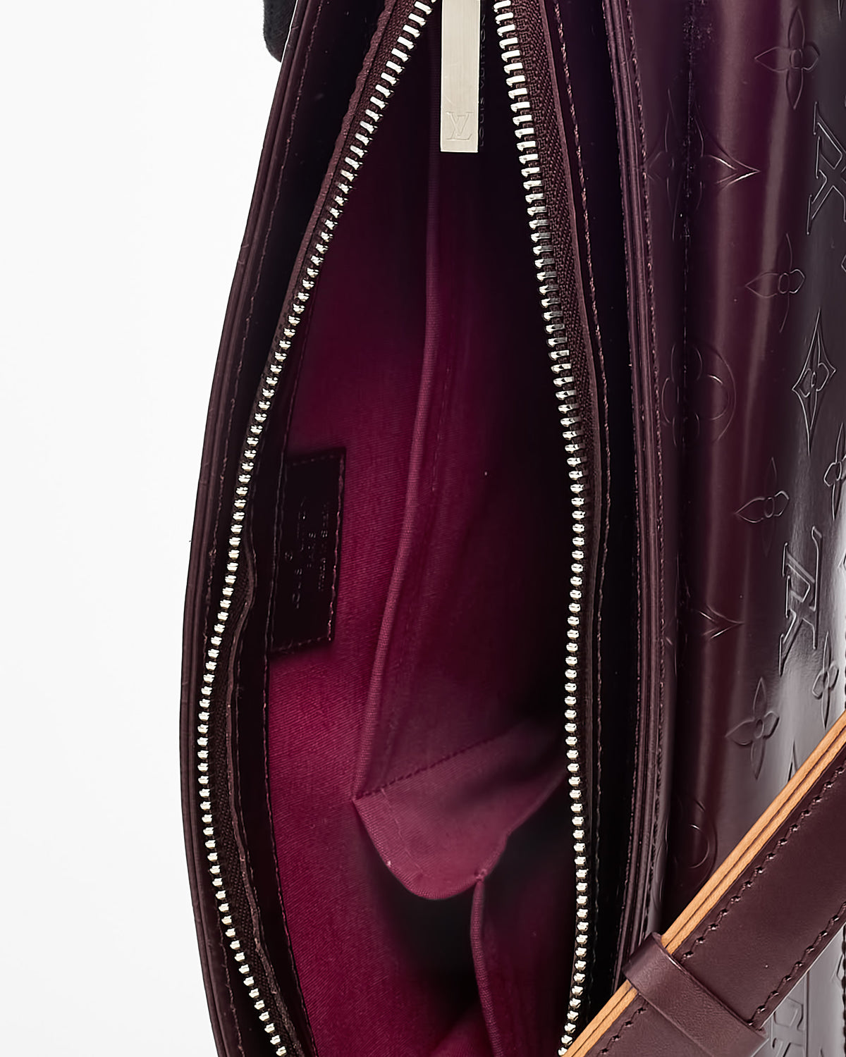 Louis Vuitton Purple Monogram Mat Vernis Leather Allston Shoulder Bag