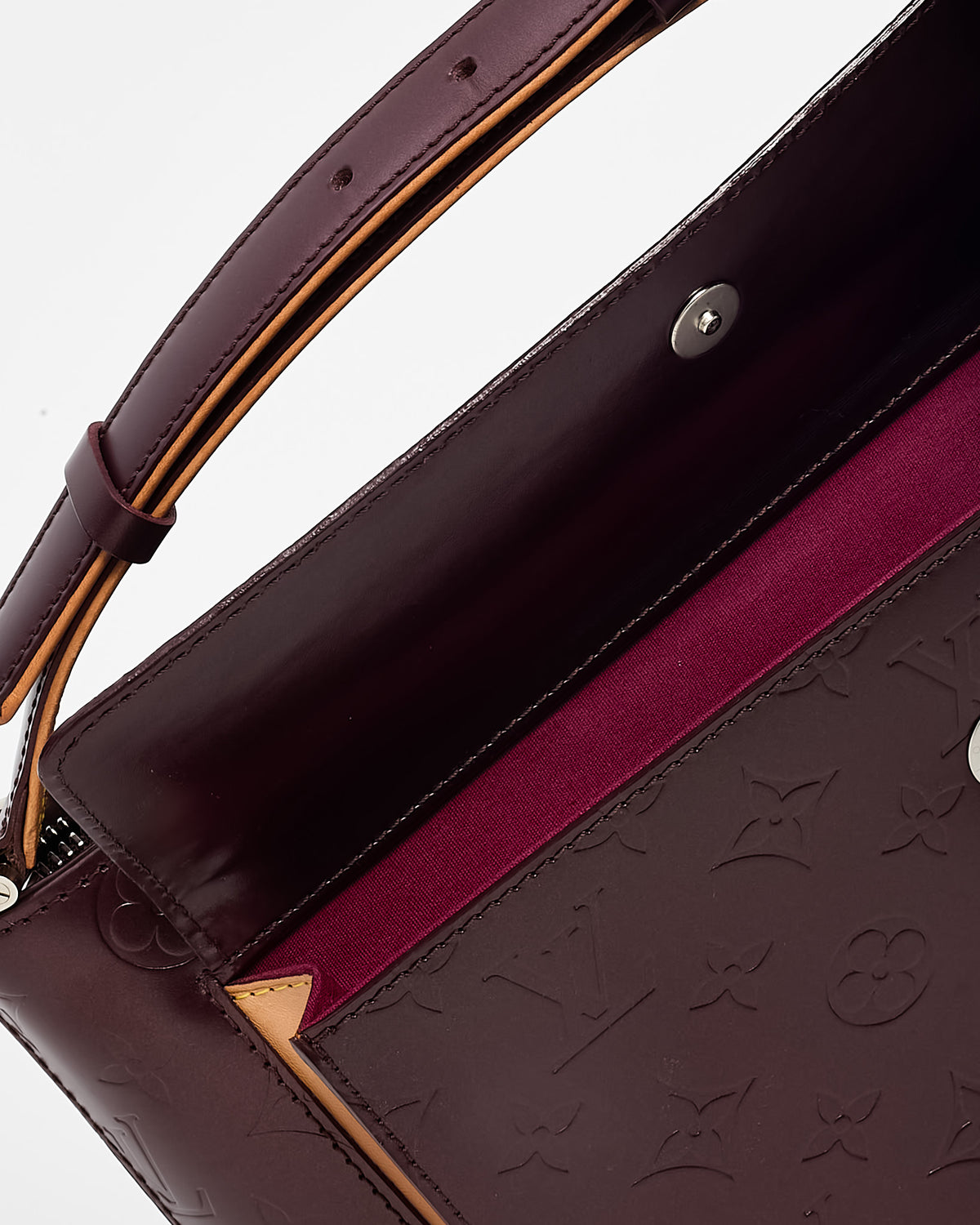 Louis Vuitton Purple Monogram Mat Vernis Leather Allston Shoulder Bag