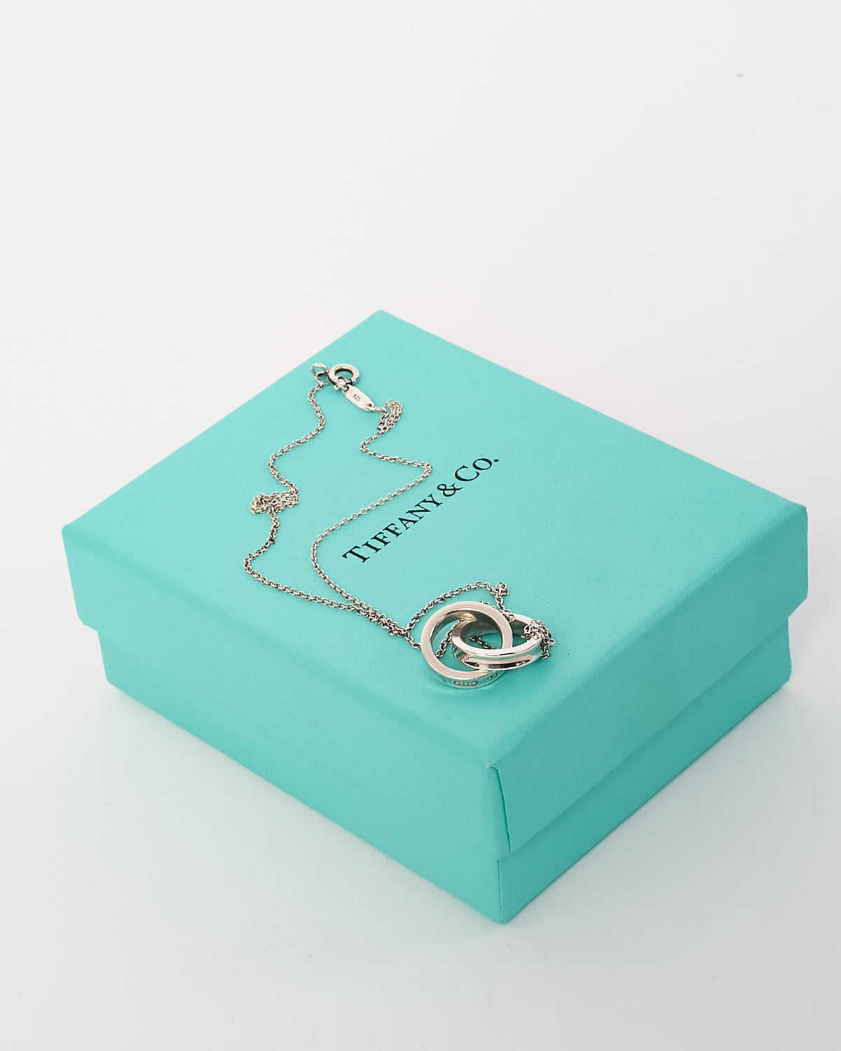 Tiffany & Co. Sterling Silver Interlocking Circles Pendant Necklace