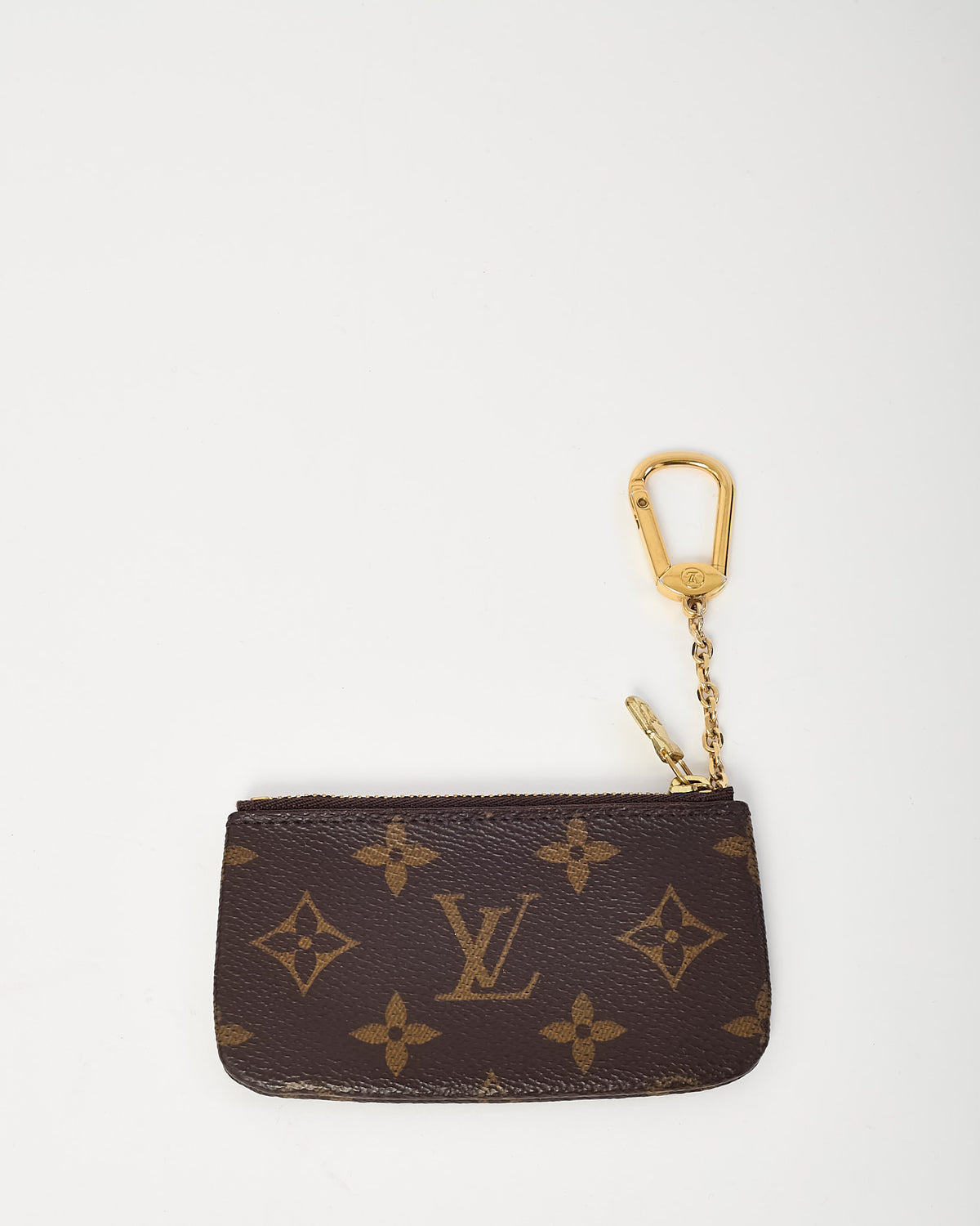 Louis Vuitton Monogram Coated Canvas Pochette Cles Key Pouch