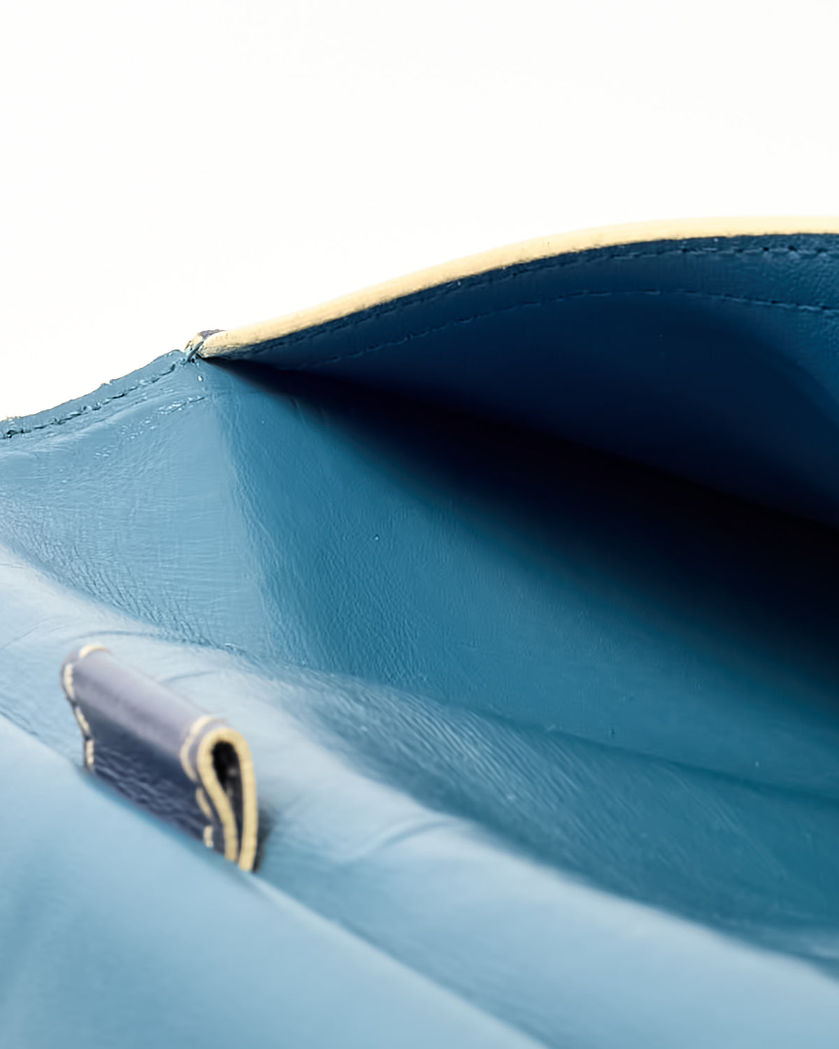 Louis Vuitton Blue Suhali Leather Porte Tresor International Wallet