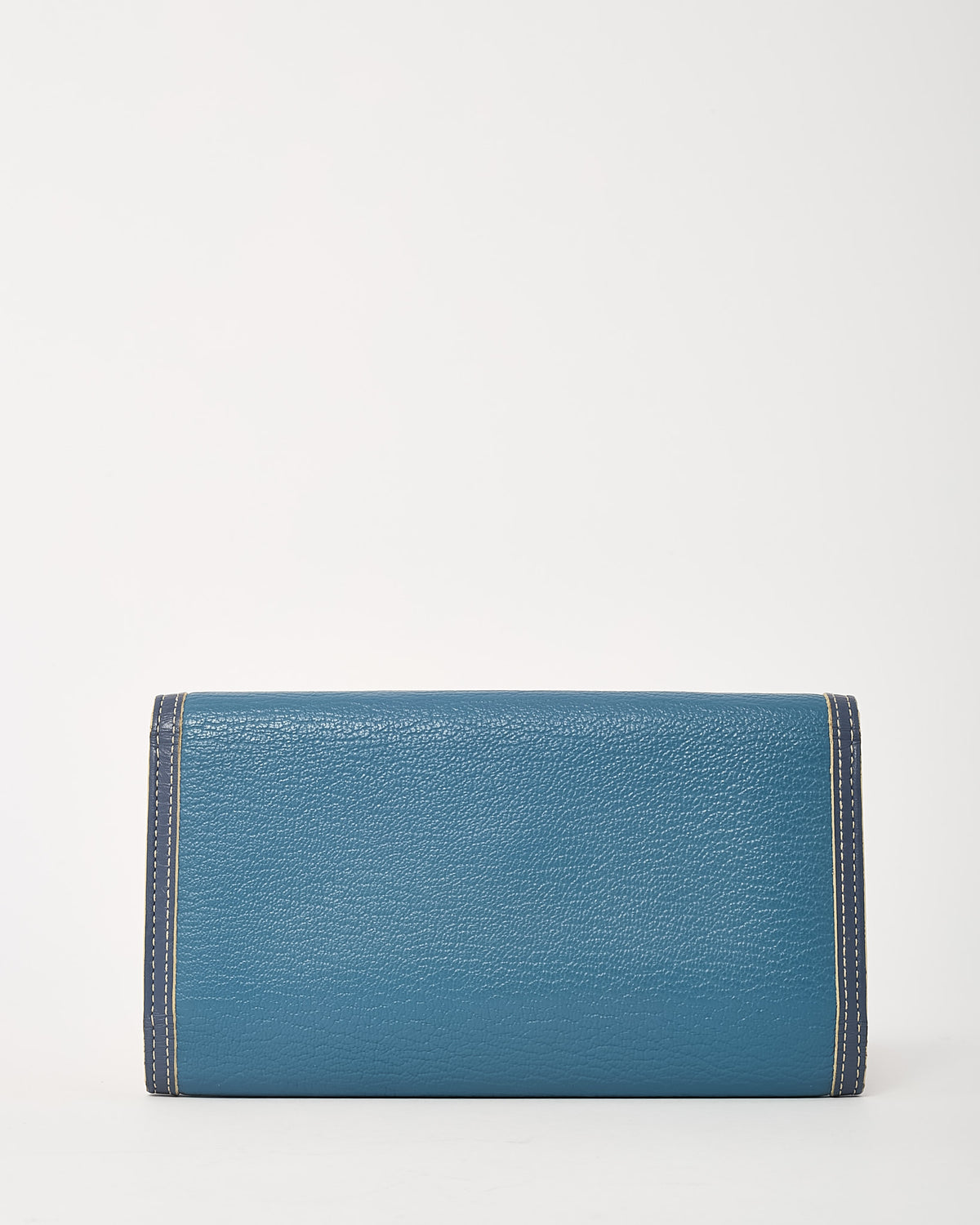 Louis Vuitton Blue Suhali Leather Porte Tresor International Wallet