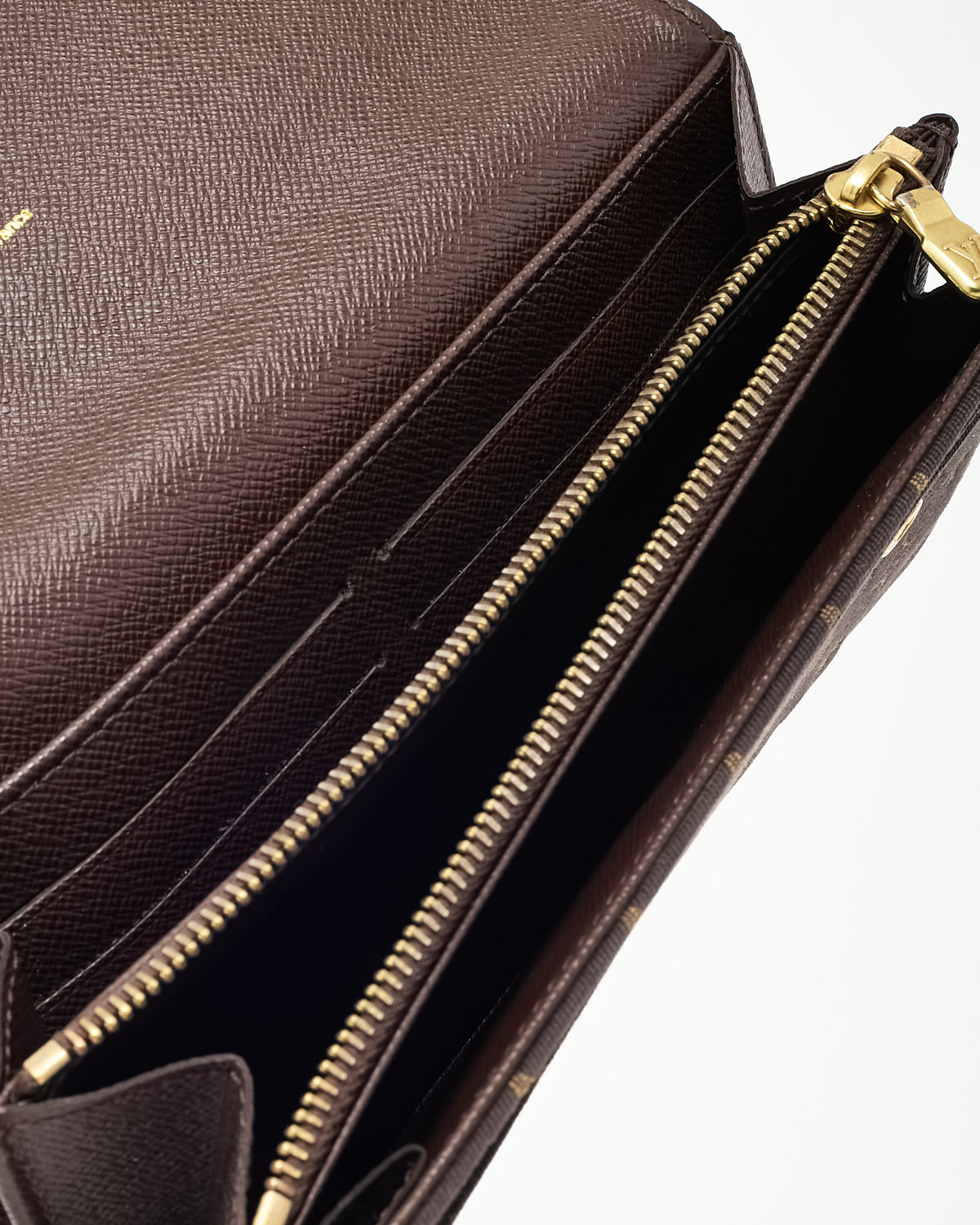 Louis Vuitton Brown Monogram Mini Lin Canvas Porte Tresor International Wallet