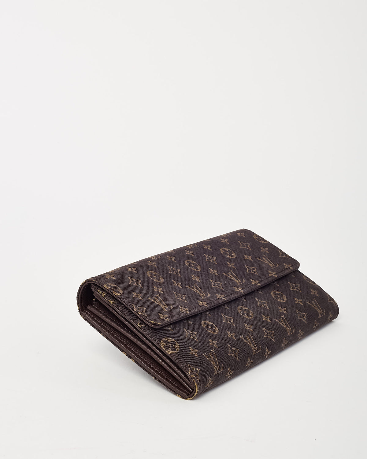 Louis Vuitton Brown Monogram Mini Lin Canvas Porte Tresor International Wallet