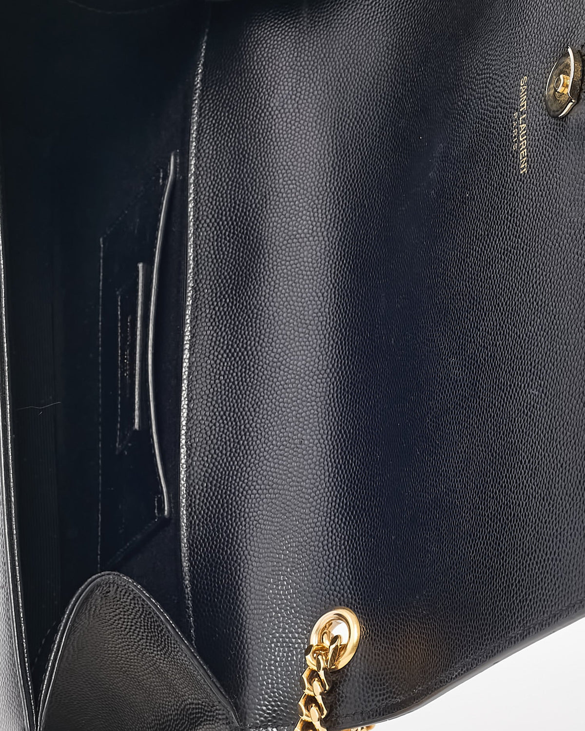 Saint Laurent Black Grain De Poudre Medium GHW YSL Kate Shoulder Bag