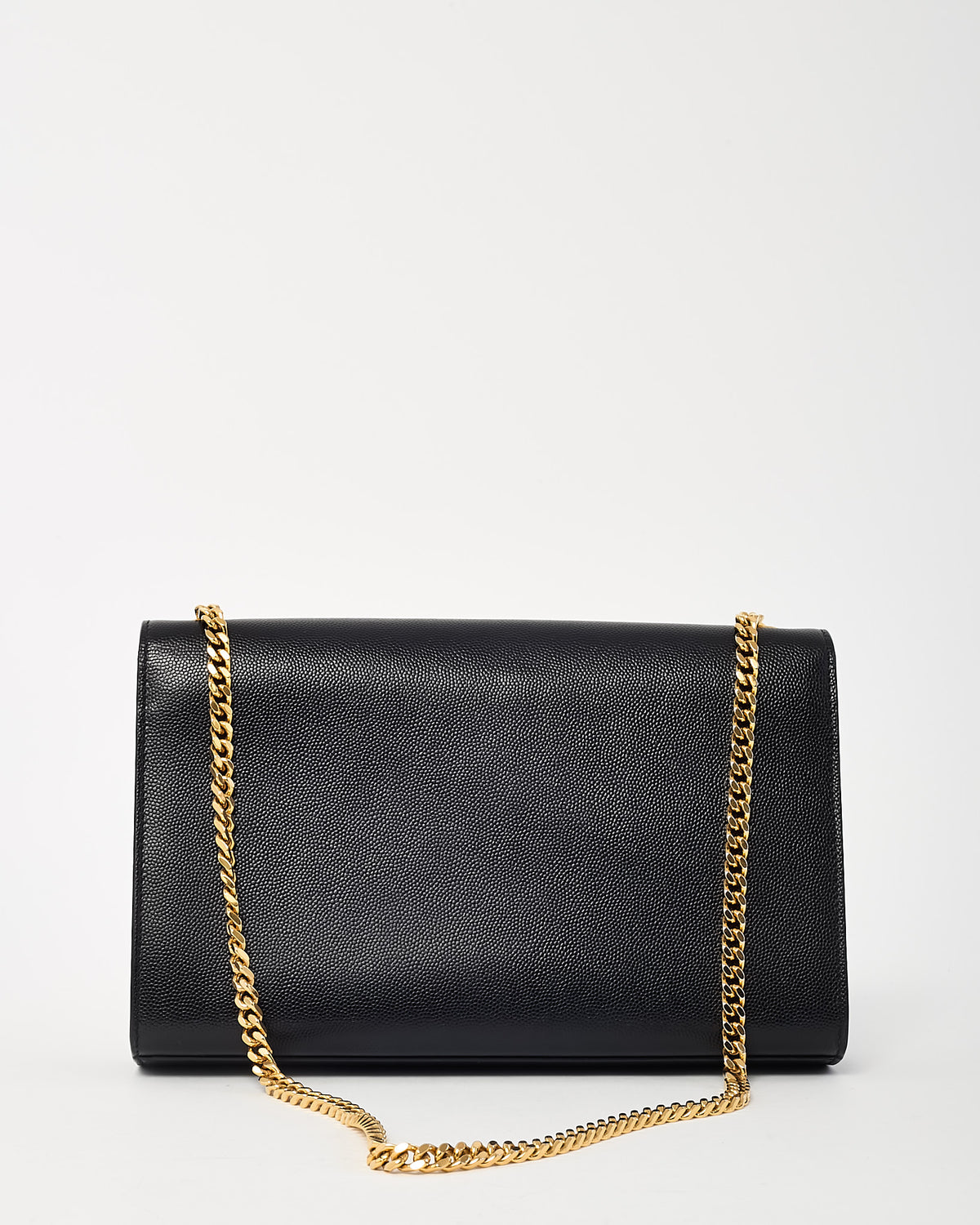 Saint Laurent Black Grain De Poudre Medium GHW YSL Kate Shoulder Bag
