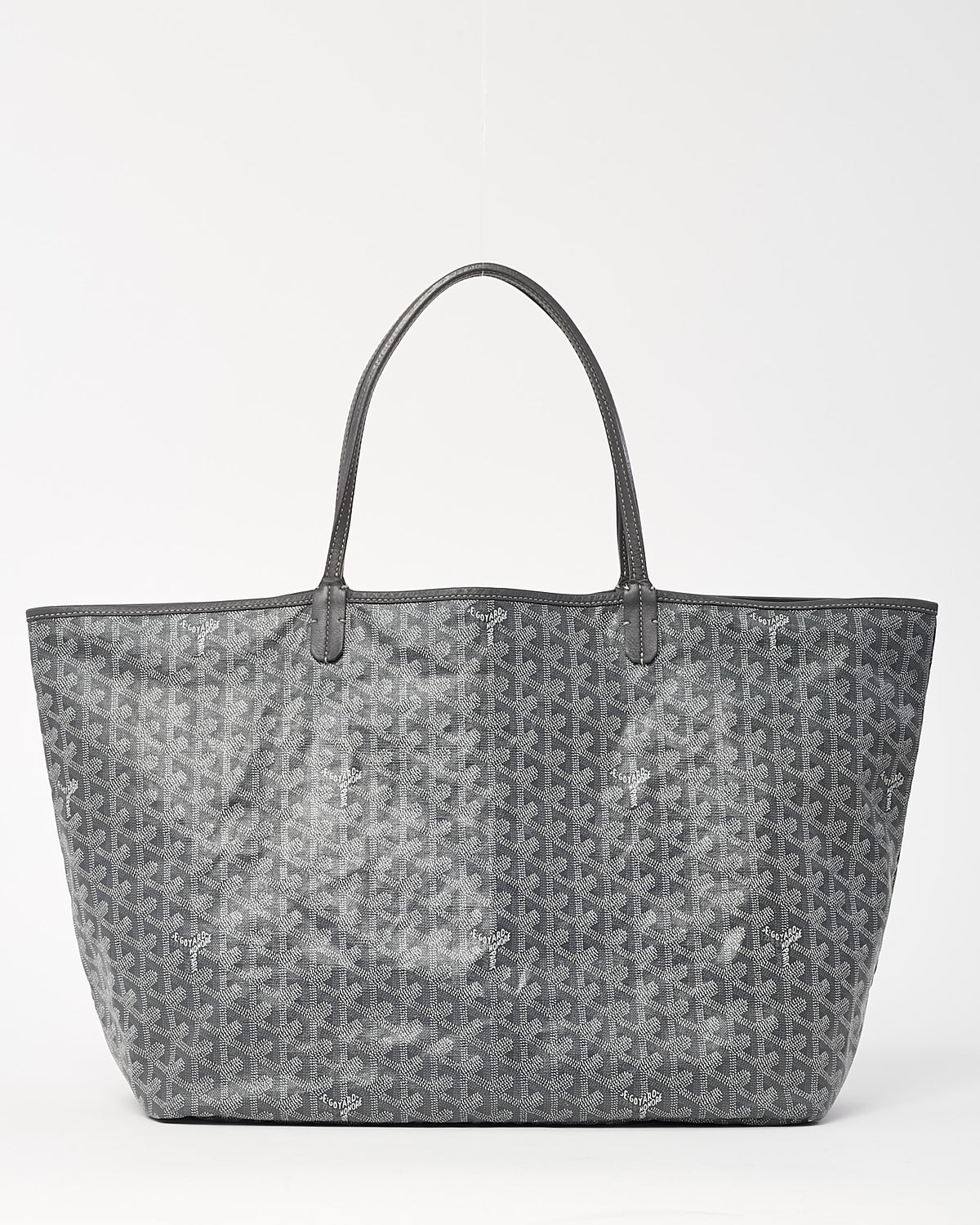 Goyard Grey Goyardine Coated Canvas Saint Louis GM Tote Bag