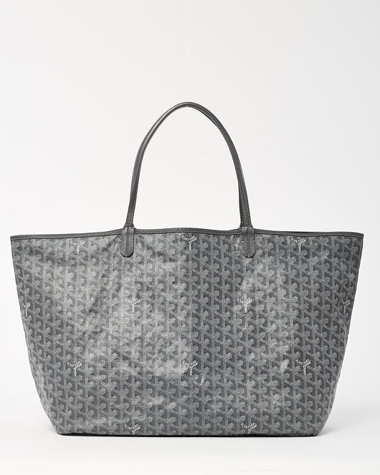 Goyard Grey Goyardine Coated Canvas Saint Louis GM Tote Bag