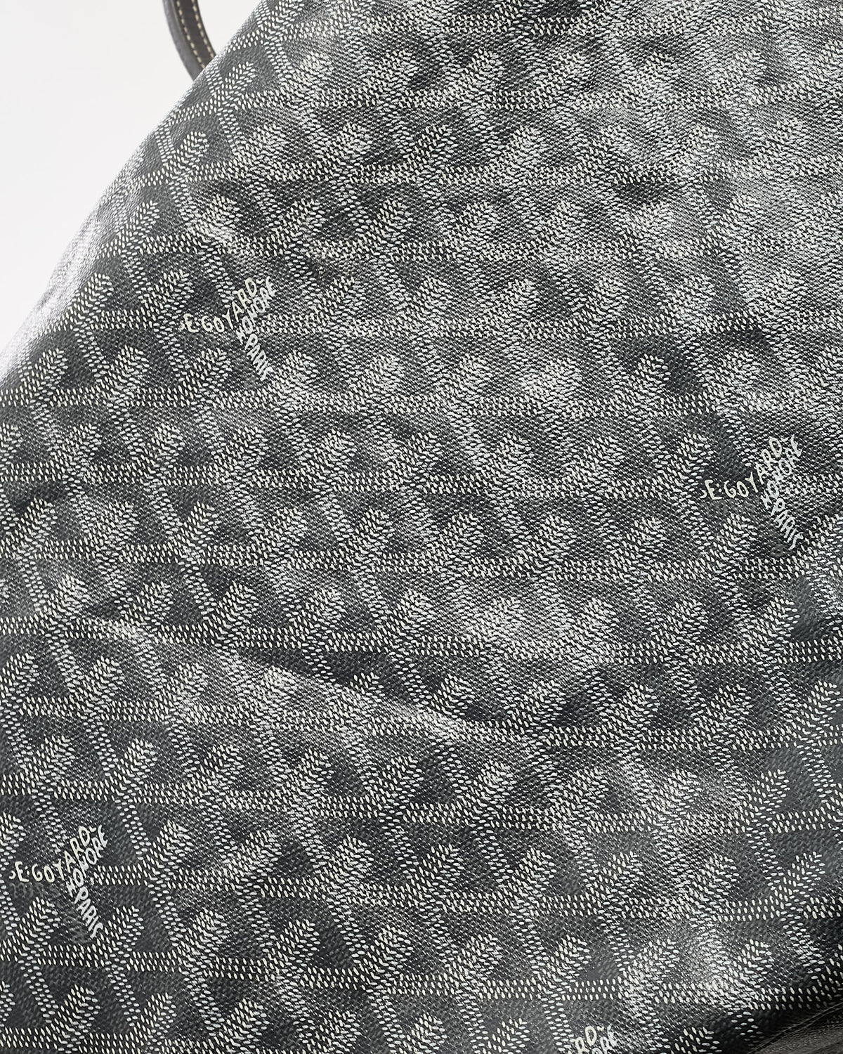 Goyard Grey Goyardine Coated Canvas Saint Louis GM Tote Bag