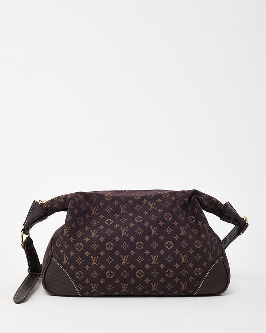 Louis Vuitton Brown Monogram Mini Lin Canvas Boulogne MM Shoulder Bag
