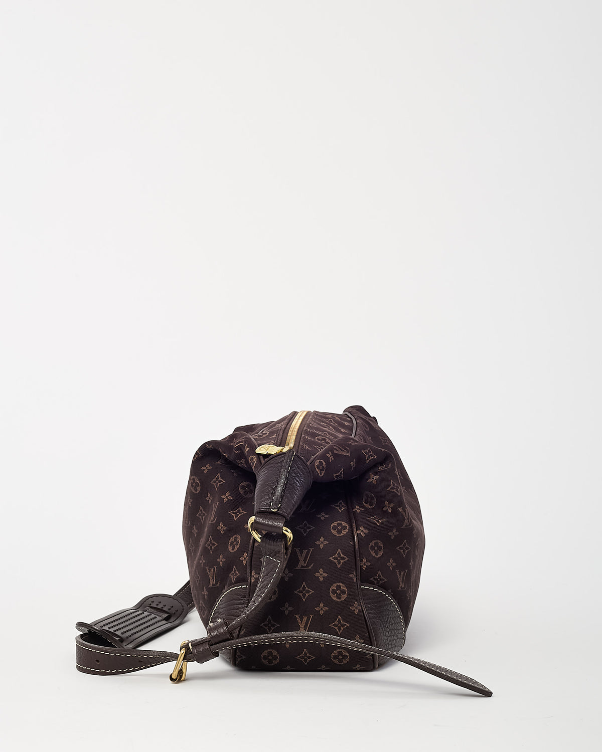 Louis Vuitton Brown Monogram Mini Lin Canvas Boulogne MM Shoulder Bag