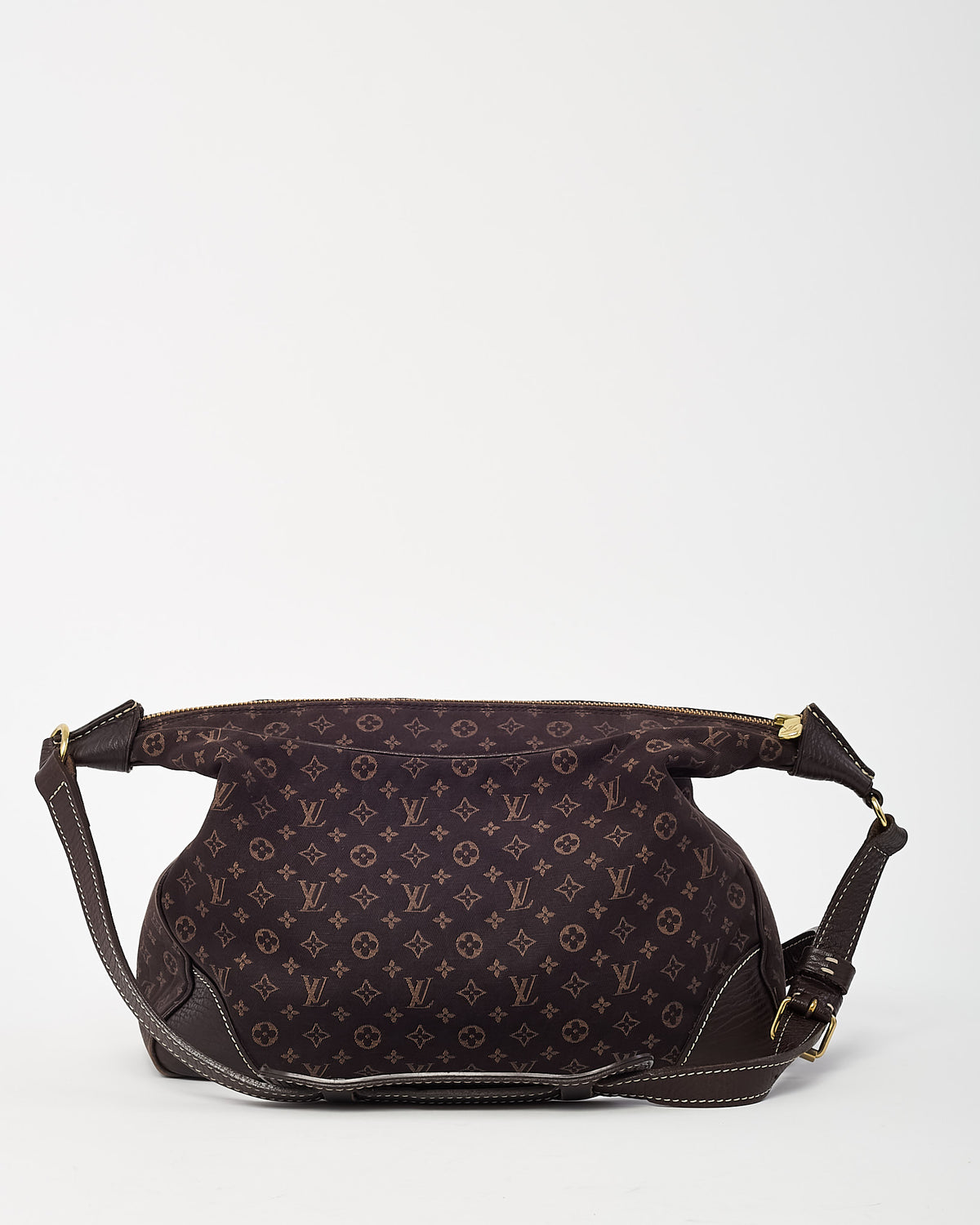 Louis Vuitton Brown Monogram Mini Lin Canvas Boulogne MM Shoulder Bag