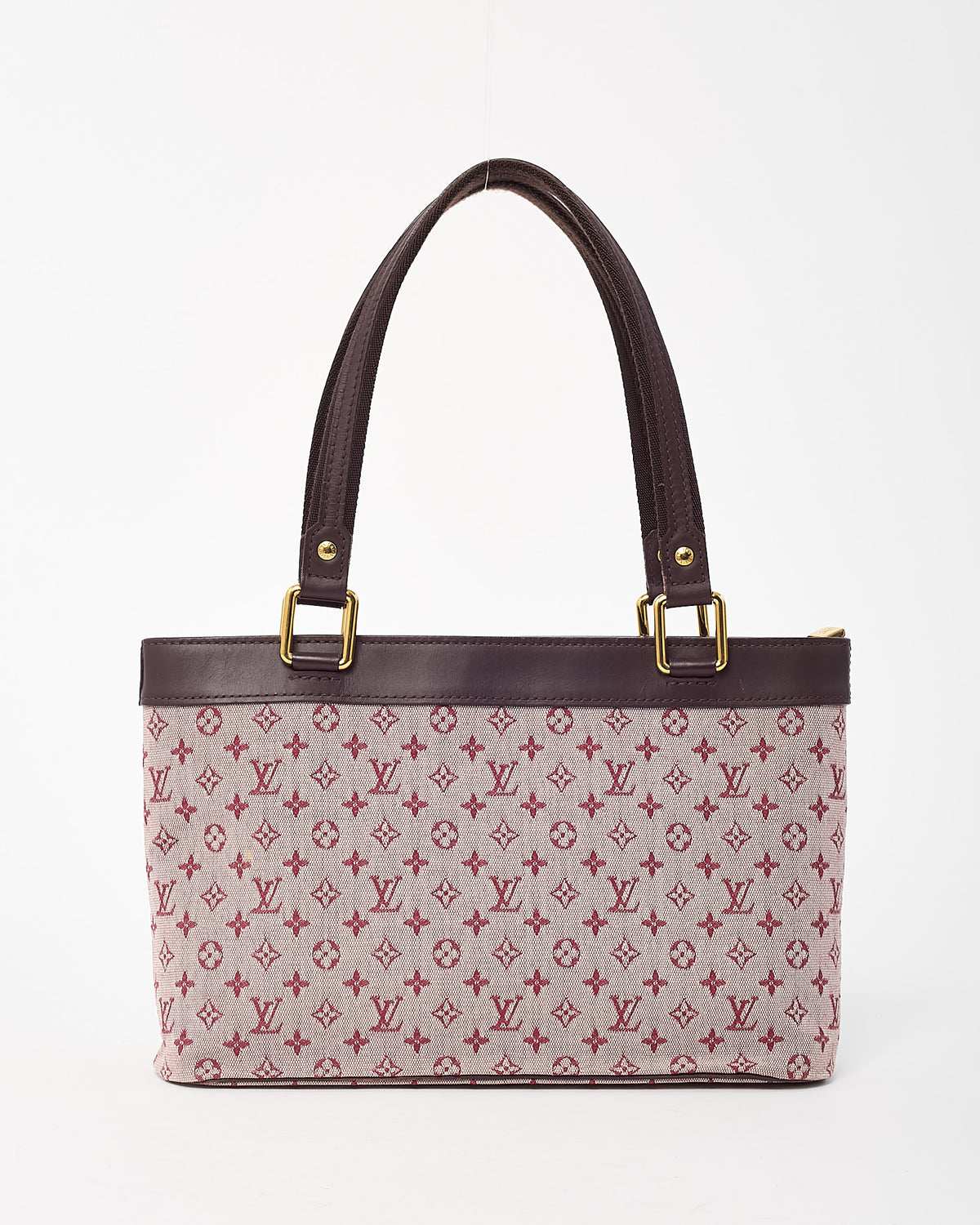Louis Vuitton Pink and Red Monogram Mini Lin Canvas Lucille PM TST Shoulder Bag