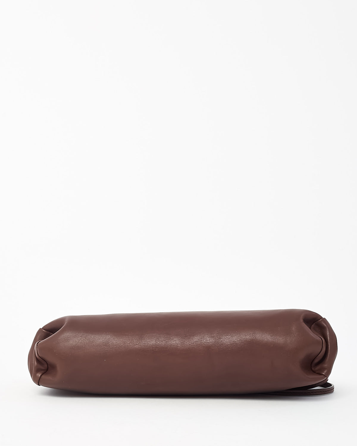 The Row Brown Calfskin Leather Abby Shoulder Bag