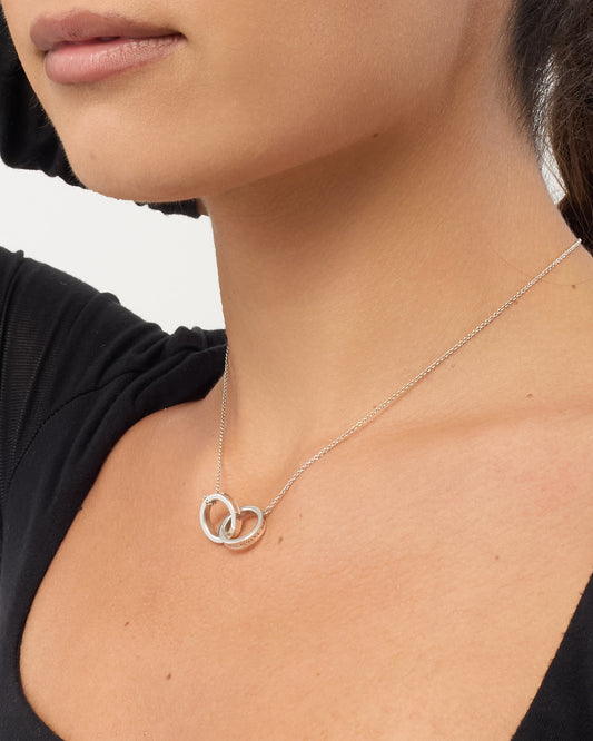 Tiffany & Co. Sterling Silver Interlocking Circles Pendant Necklace