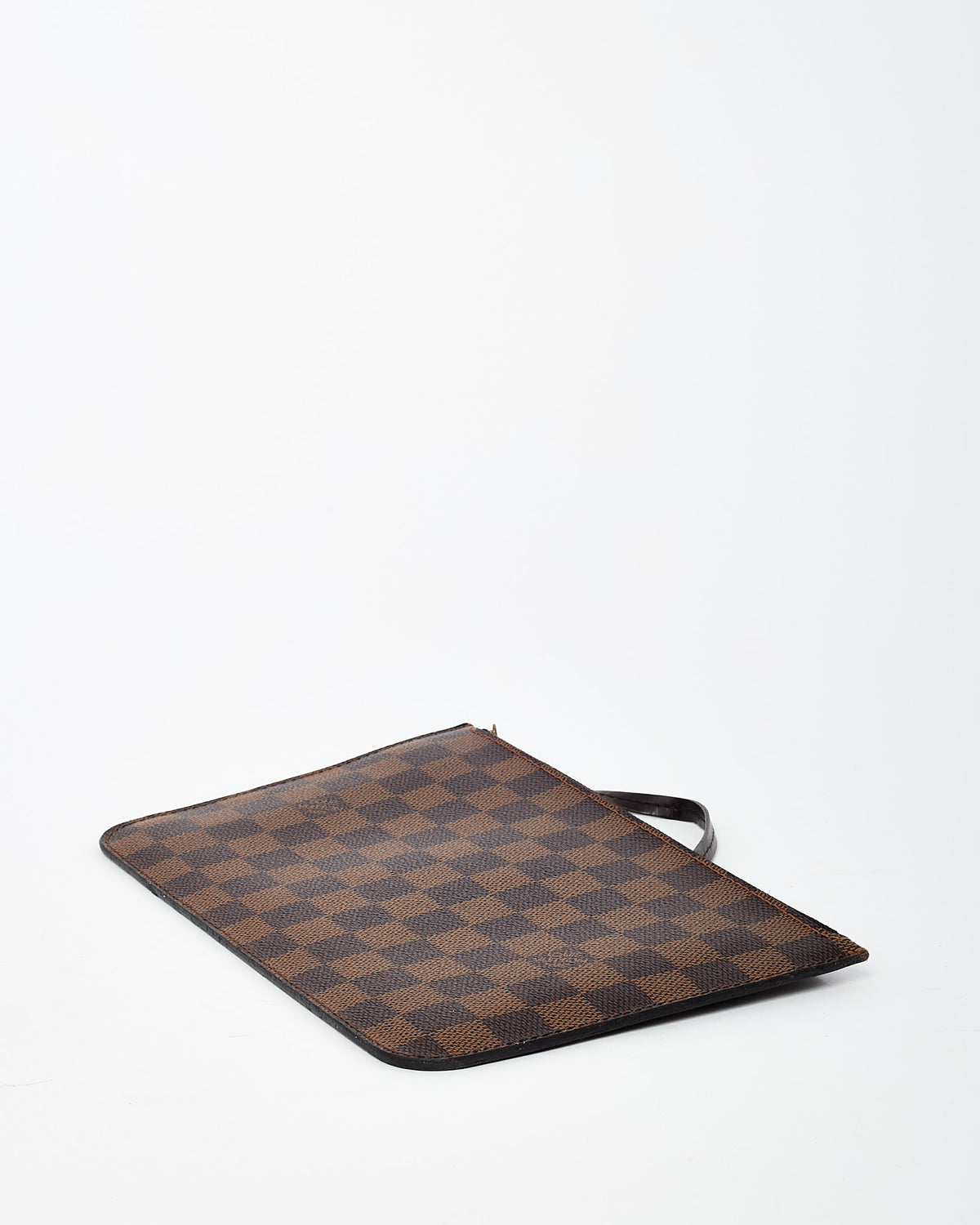Louis Vuitton Damier Ebene Coated Canvas Neverfull Pouch