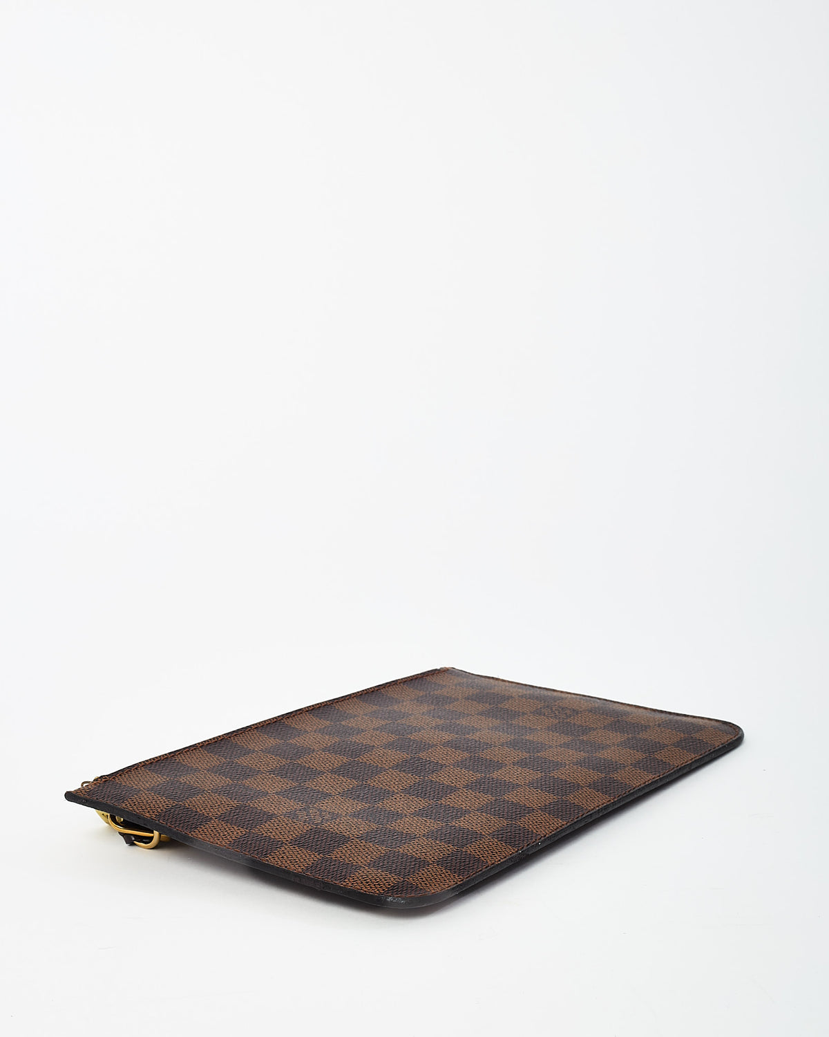 Louis Vuitton Damier Ebene Coated Canvas Neverfull Pouch