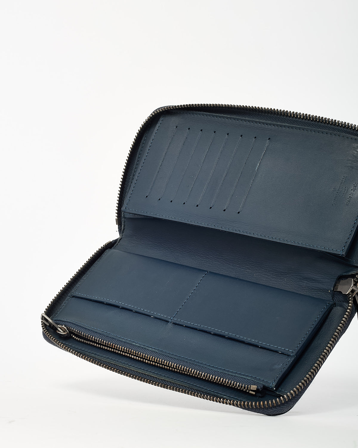 Louis Vuitton Navy Blue Damier Infini Leather Zippy Wallet