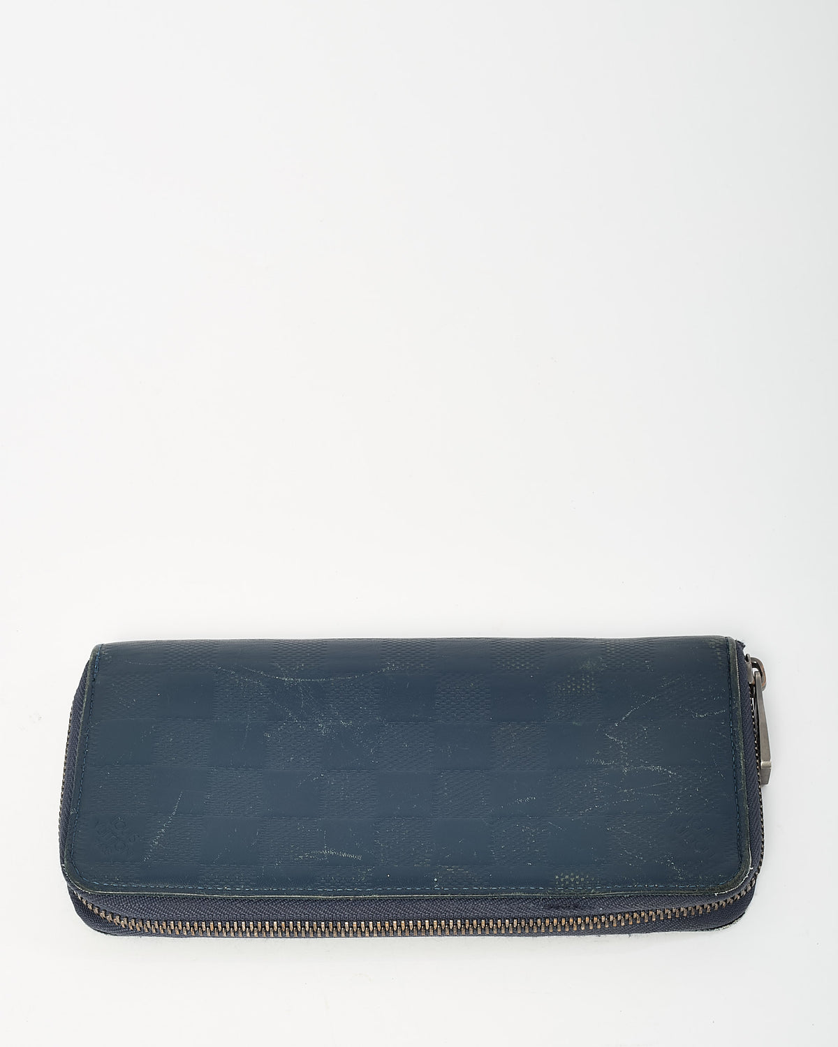 Louis Vuitton Navy Blue Damier Infini Leather Zippy Wallet