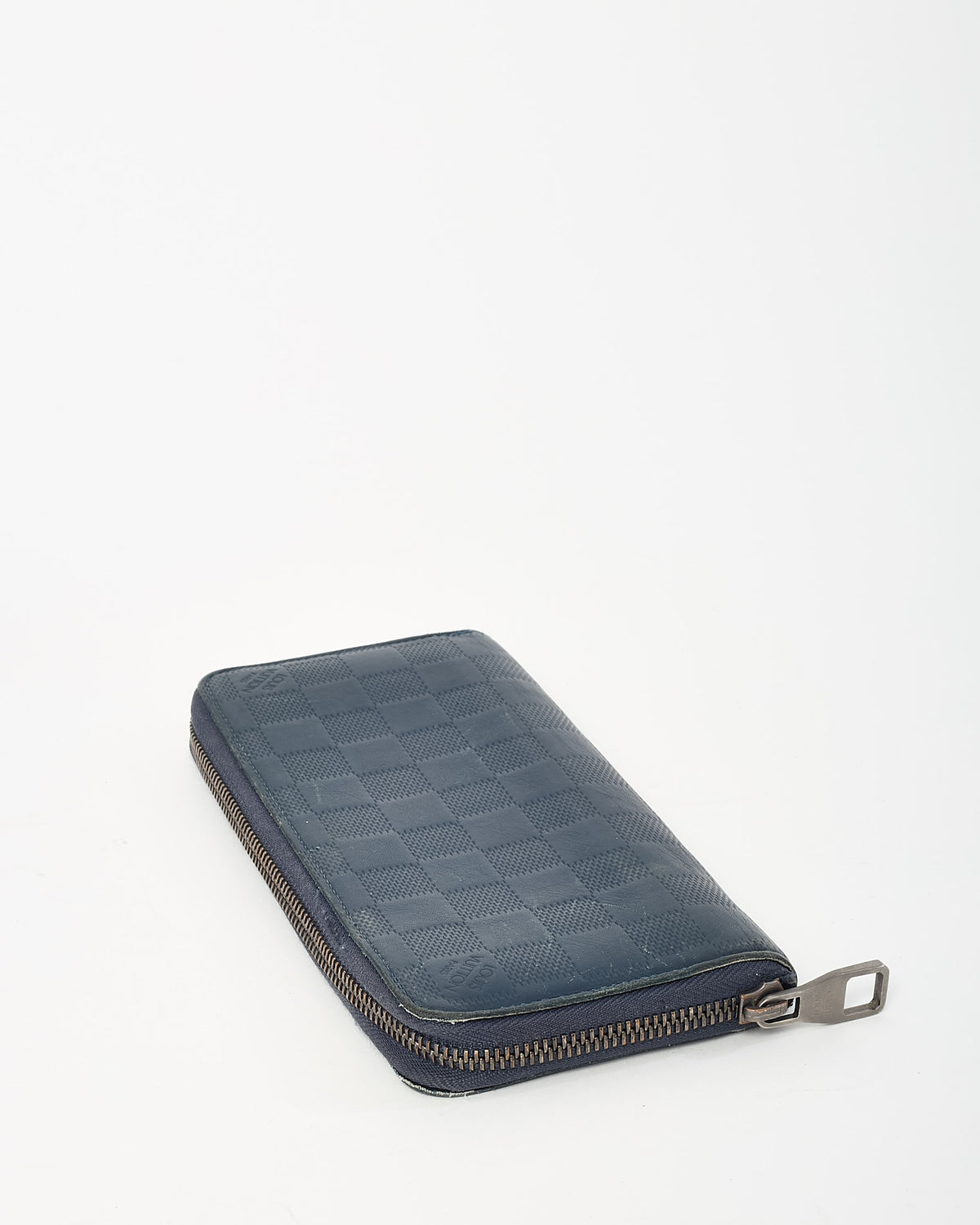 Louis Vuitton Navy Blue Damier Infini Leather Zippy Wallet