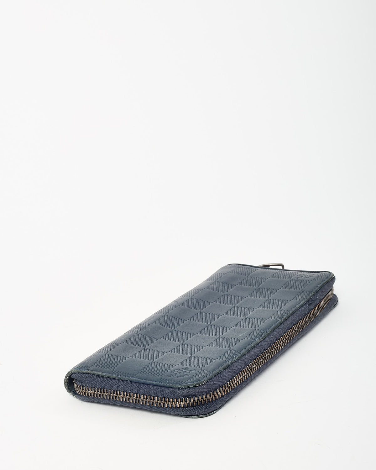 Louis Vuitton Navy Blue Damier Infini Leather Zippy Wallet