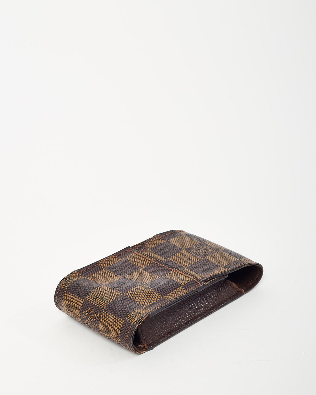 Louis Vuitton Damier Ebene Coated Canvas Etui Cigarette Case Pouch