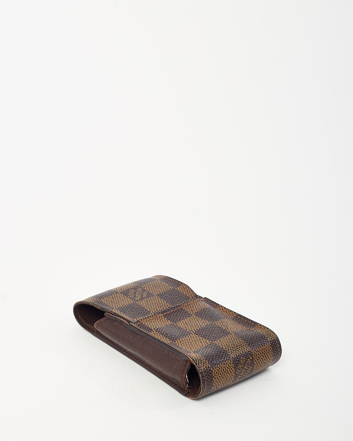 Louis Vuitton Damier Ebene Coated Canvas Etui Cigarette Case Pouch