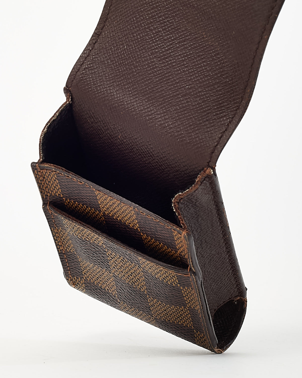 Louis Vuitton Damier Ebene Coated Canvas Etui Cigarette Case Pouch