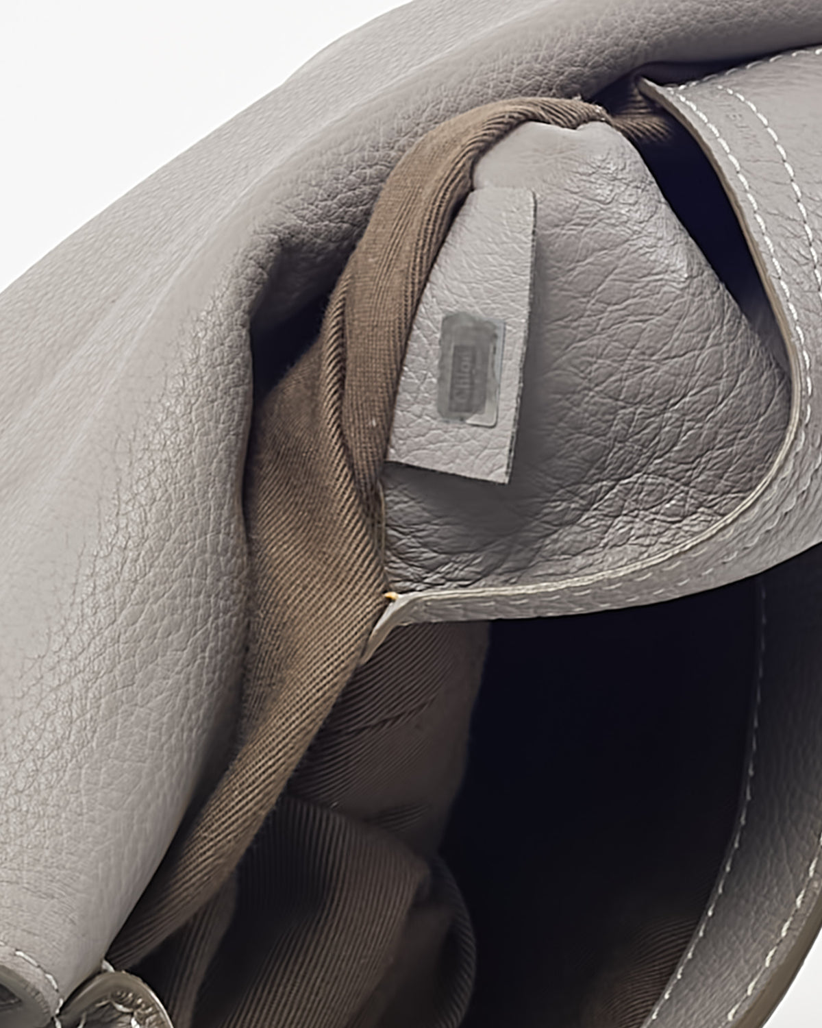Sac bandoulière Chloé Marcie petit format en daim bleu marine