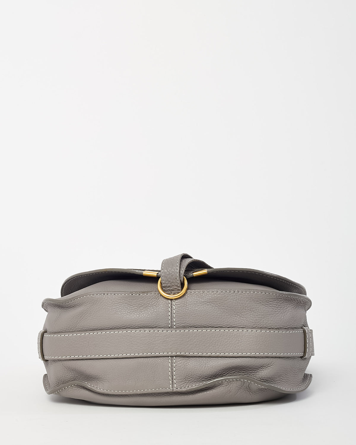 Sac bandoulière Chloé Marcie petit format en daim bleu marine