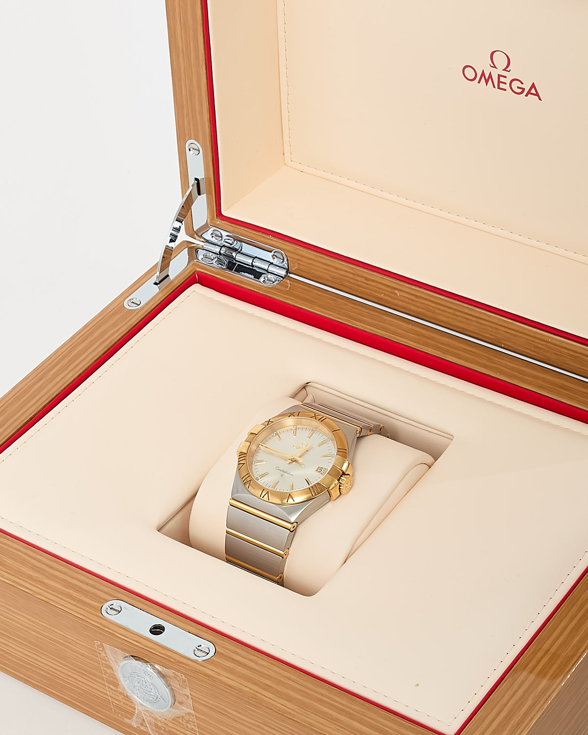 Omega Stainless Steel and 18K Yellow Gold 35mm Constellation Watch
