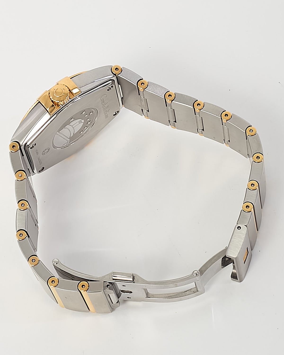 Omega Stainless Steel and 18K Yellow Gold 35mm Constellation Watch