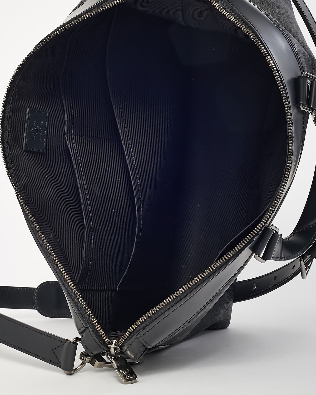Louis Vuitton Black Monogram Eclipse Coated Canvas Explorer Briefcase Bag with Strap