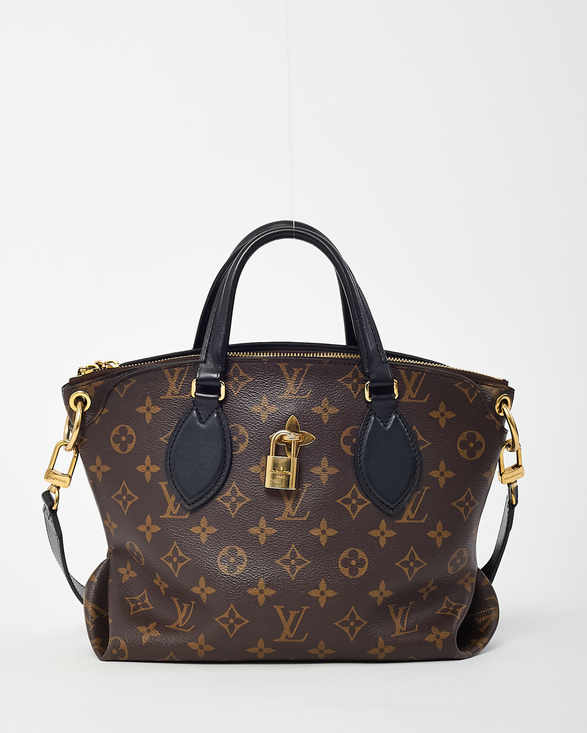 Louis Vuitton Monogram Canvas Flower Zip Tote PM with Strap