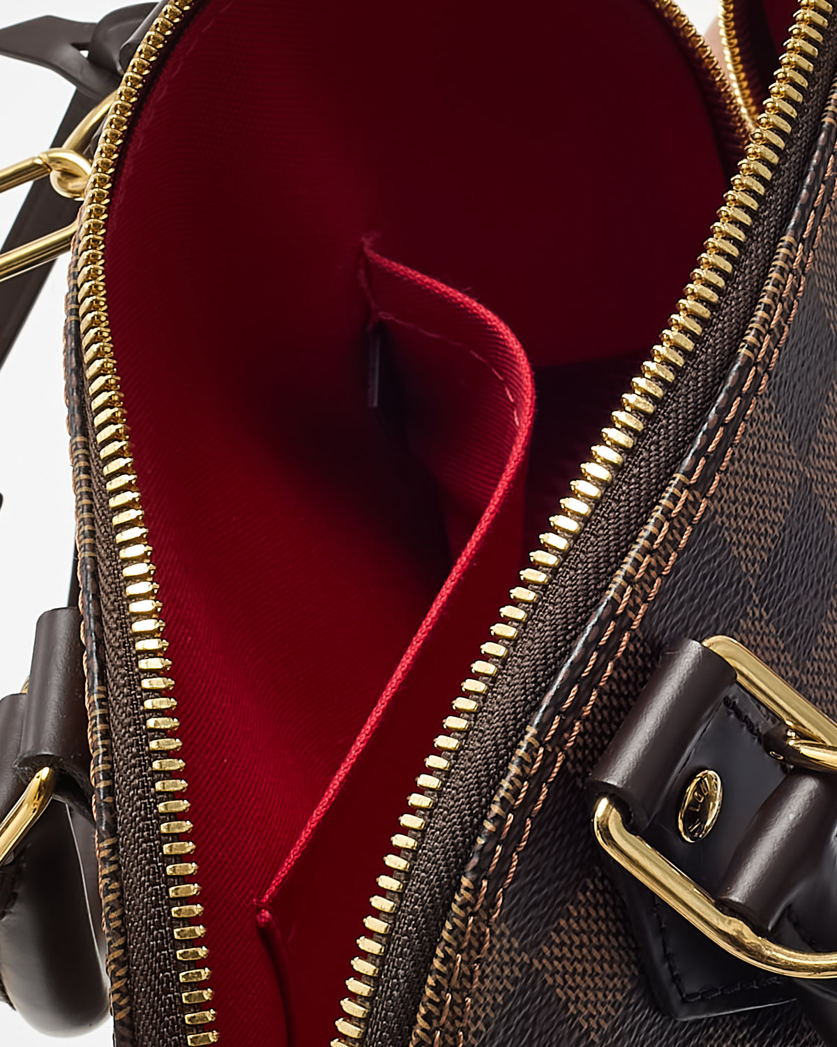 Louis Vuitton Damier Ebene Coated Canvas Alma BB Handbag